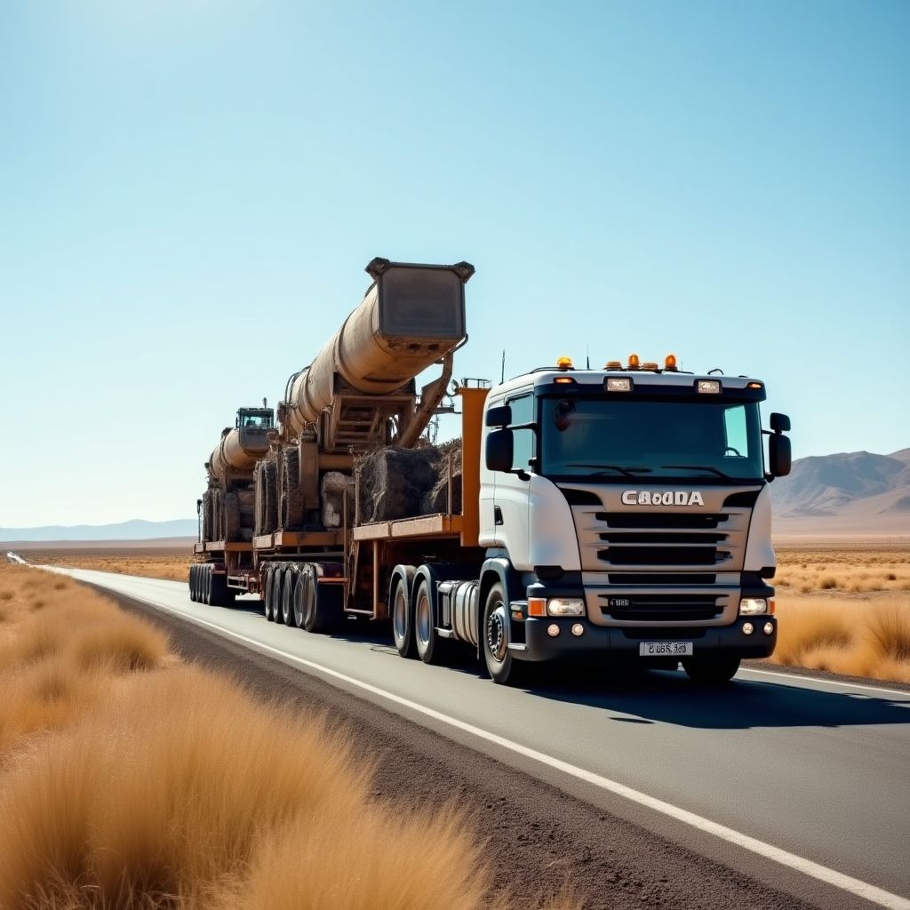 Transporte de cargas especiales de gran tamaño